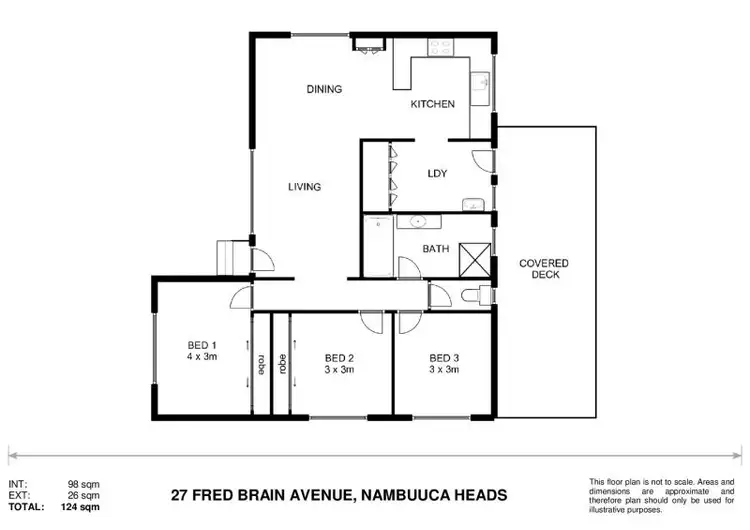 Floorplan of Homely house listing, 27 Fred Brain Avenue, Nambucca Heads NSW 2448