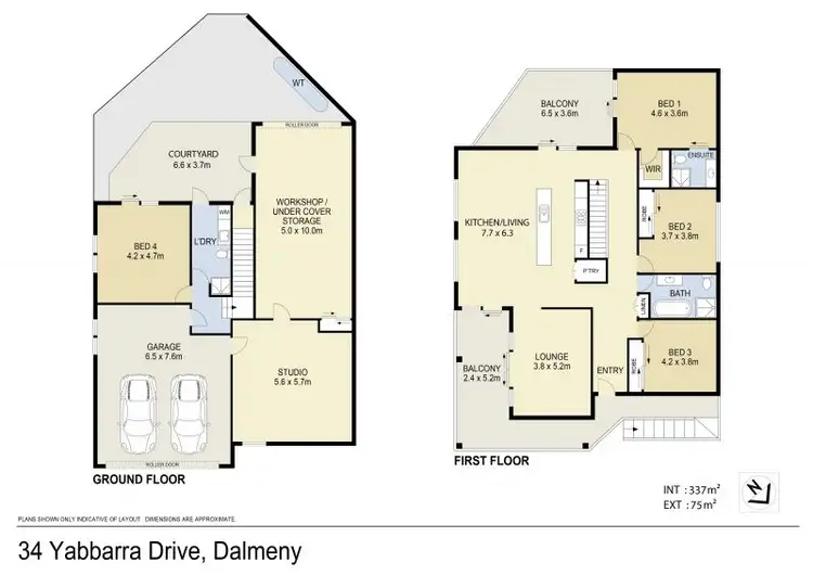 Floorplan of Homely house listing, 34 Yabbarra Drive, Dalmeny NSW 2546