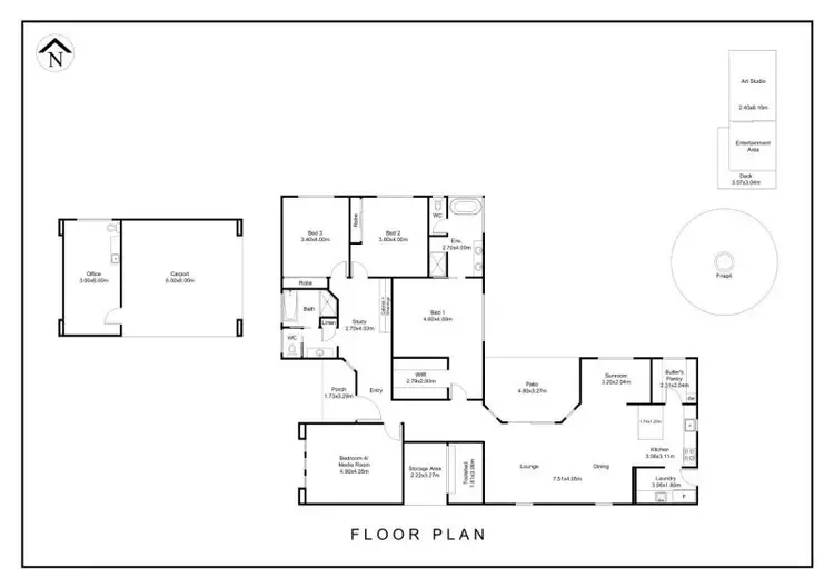 Floorplan of Homely house listing, 46 Warana Drive, Inverell NSW 2360