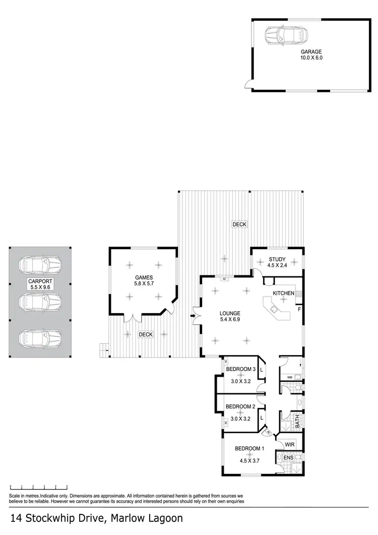 Floorplan of Homely house listing, 14 Stockwhip Drive, Marlow Lagoon NT 830