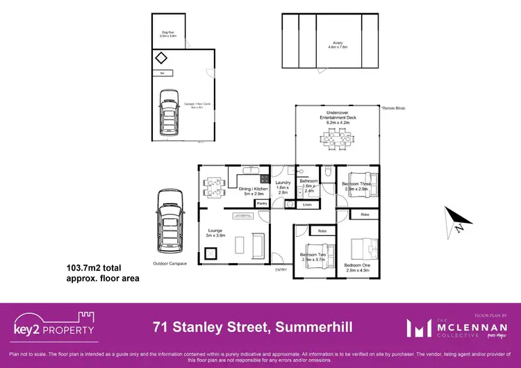 Floorplan of Homely house listing, 71 Stanley Street, Summerhill TAS 7250
