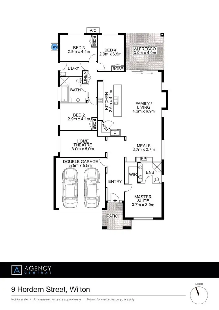 Floorplan of Homely house listing, 9 Hordern Street, Wilton NSW 2571
