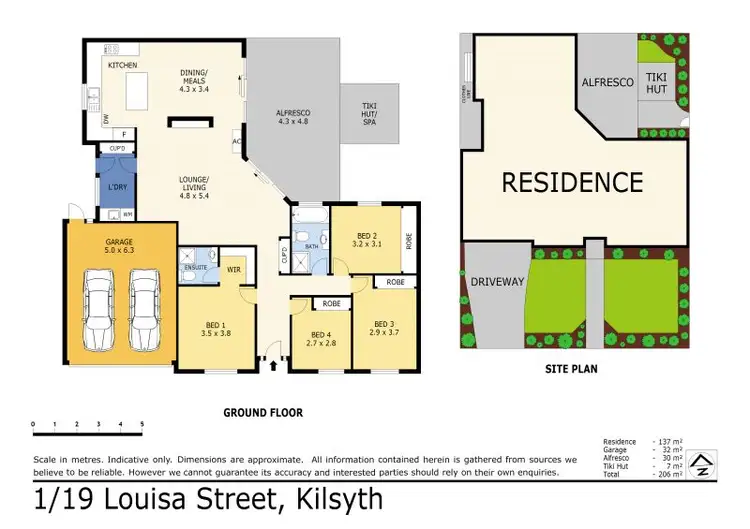 Floorplan of Homely unit listing, 1/19 Louisa Street, Croydon VIC 3136