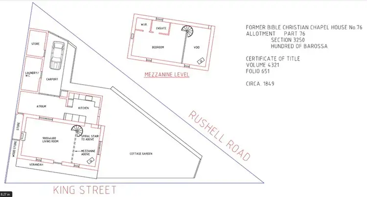 Floorplan of Homely house listing, 8 King Street, Lyndoch SA 5351