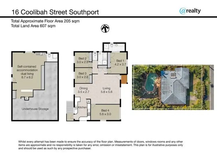 Floorplan of Homely house listing, 16 Coolibah Street, Southport QLD 4215