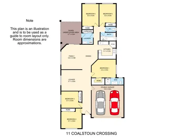 Floorplan of Homely house listing, 11 Coalstoun Crossing, Waterford QLD 4133