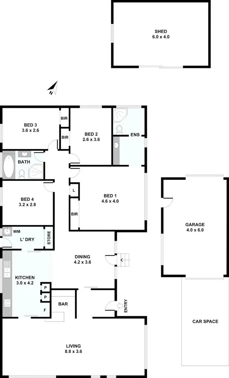 Floorplan of Homely house listing, 24 Bimbadeen Avenue, Bradbury NSW 2560
