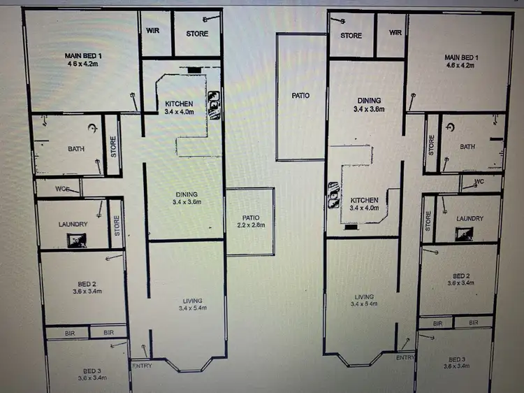 Floorplan of Homely unit listing, 21 Bultarra Cresant, Kirwan QLD 4817