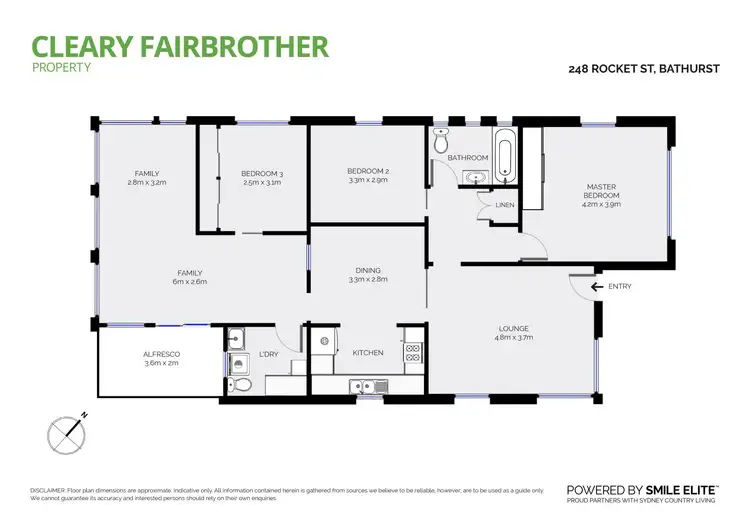 Floorplan of Homely house listing, 248 Rocket Street, Bathurst NSW 2795