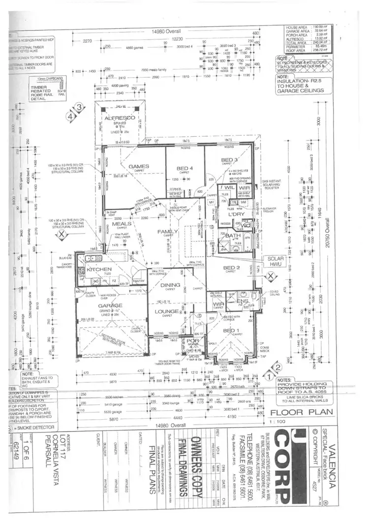 Floorplan of Homely house listing, 12 Cornelia Vista, Pearsall WA 6065
