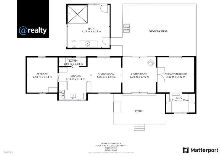Floorplan of Homely rural property listing, 8 Gordon Earl Drive, Millstream QLD 4888