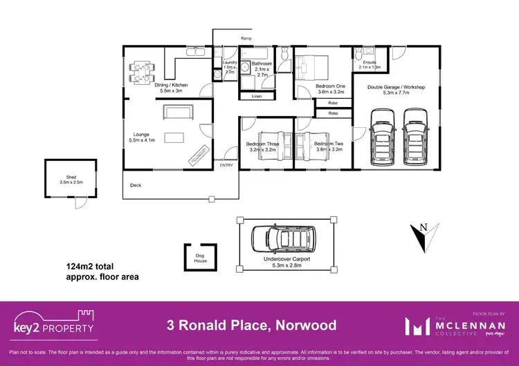 Floorplan of Homely house listing, 3 Ronald Place, Norwood TAS 7250