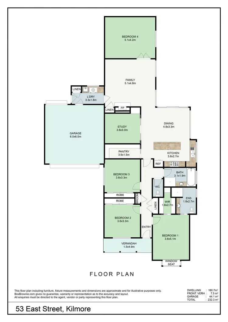 Floorplan of Homely house listing, 53 East Street, Kilmore VIC 3764