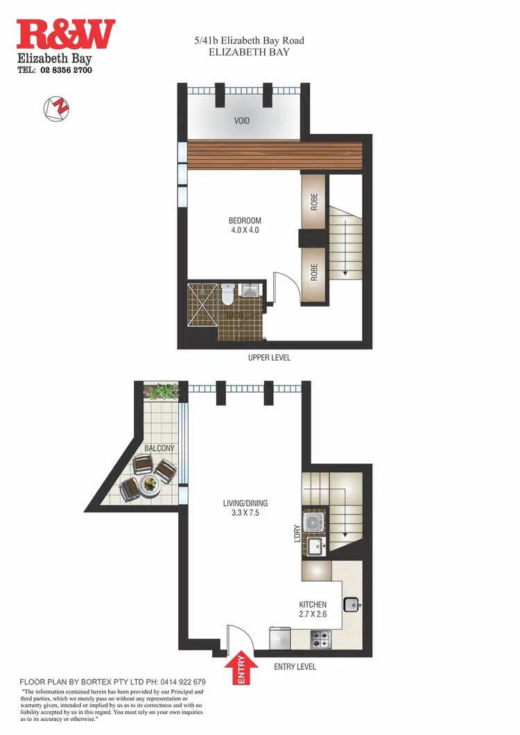 Floorplan of Homely apartment listing, 5/41B Elizabeth Bay Road, Elizabeth Bay NSW 2011