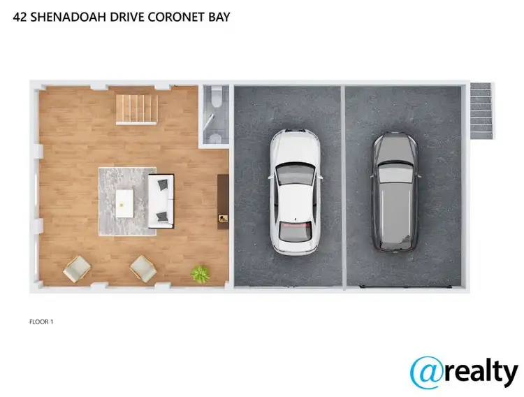 Floorplan of Homely house listing, 42-44 Shenandoah Drive, Coronet Bay VIC 3984