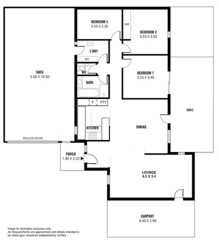 Floorplan of Homely house listing, 53 Paginton Crescent, Elizabeth East SA 5112