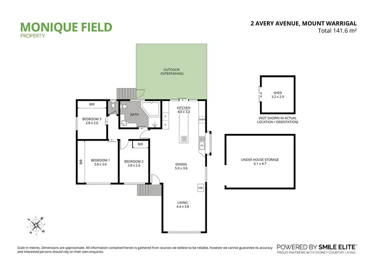 Floorplan of Homely house listing, 2 Avery Avenue, Mount Warrigal NSW 2528