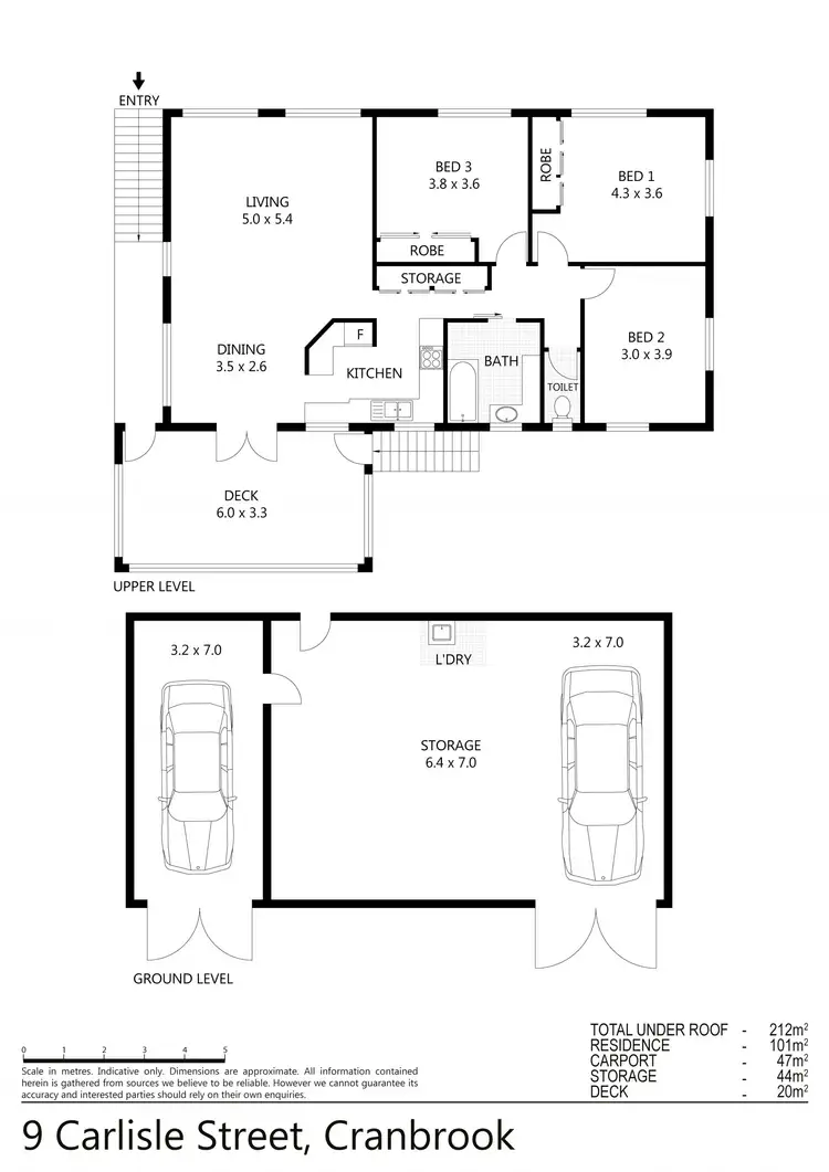Floorplan of Homely house listing, 9 Carlisle Street, Cranbrook QLD 4814