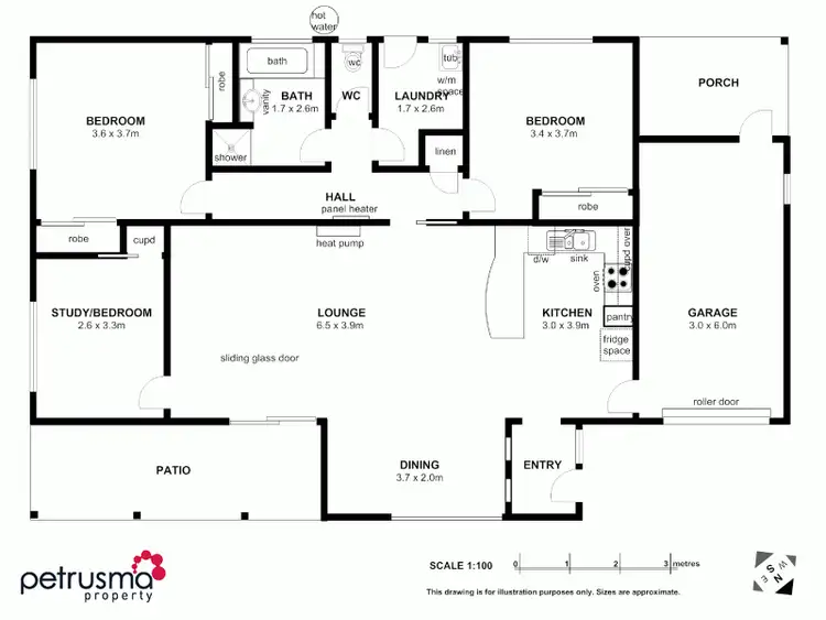 Floorplan of Homely house listing, 1/2 Cottage Road, Kingston TAS 7050