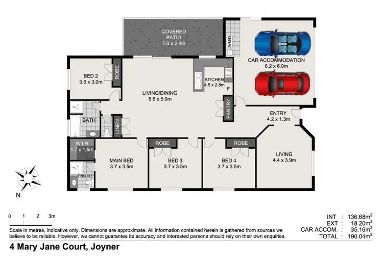 Floorplan of Homely house listing, 4 Mary Jane Court, Joyner QLD 4500