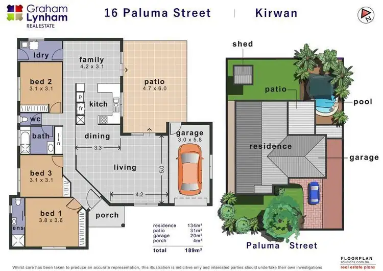 Floorplan of Homely house listing, 16 Paluma Street, Thuringowa Central QLD 4817