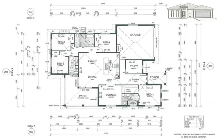 Floorplan of Homely house listing, 2 Sykes Close, Burdell QLD 4818