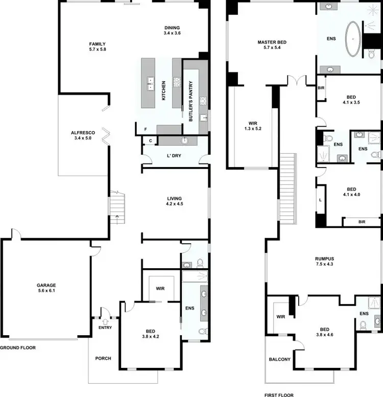 Floorplan of Homely house listing, 33 Viewgrand Way, Greensborough VIC 3088