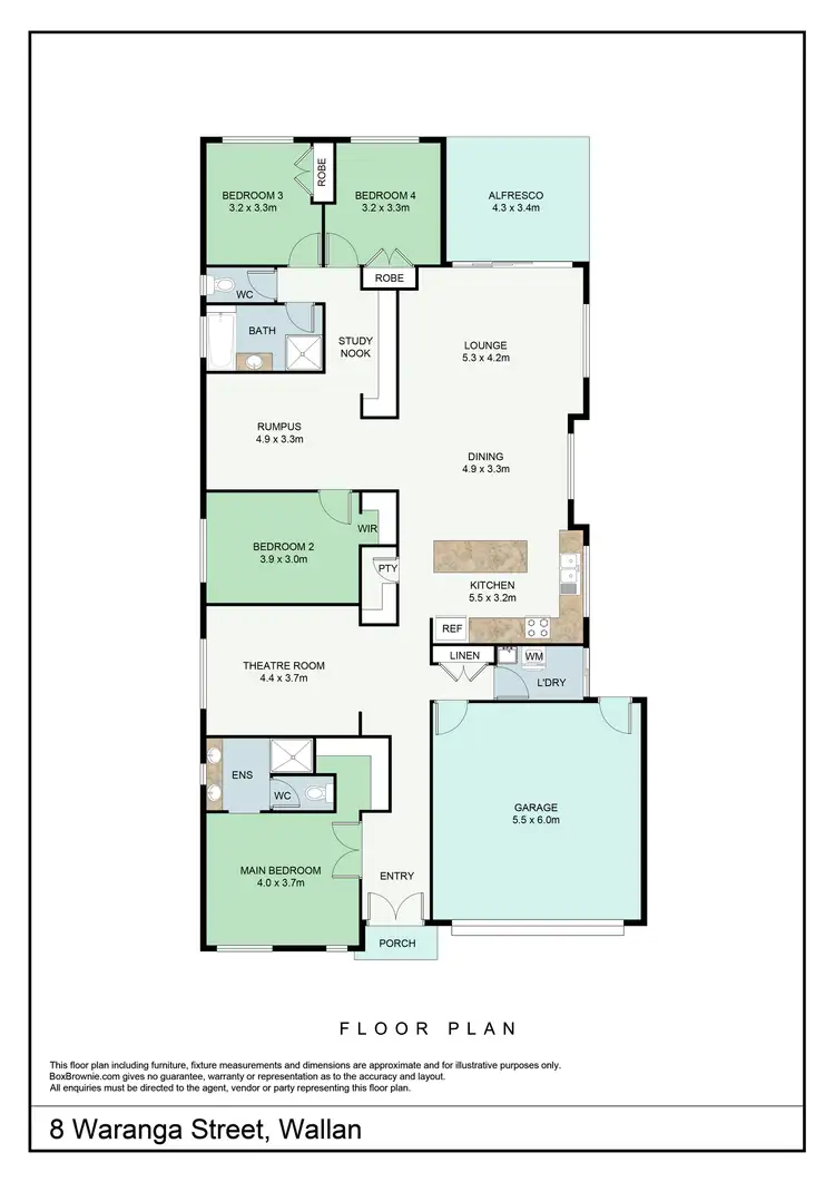 Floorplan of Homely house listing, 8 Waranga Street, Wallan VIC 3756