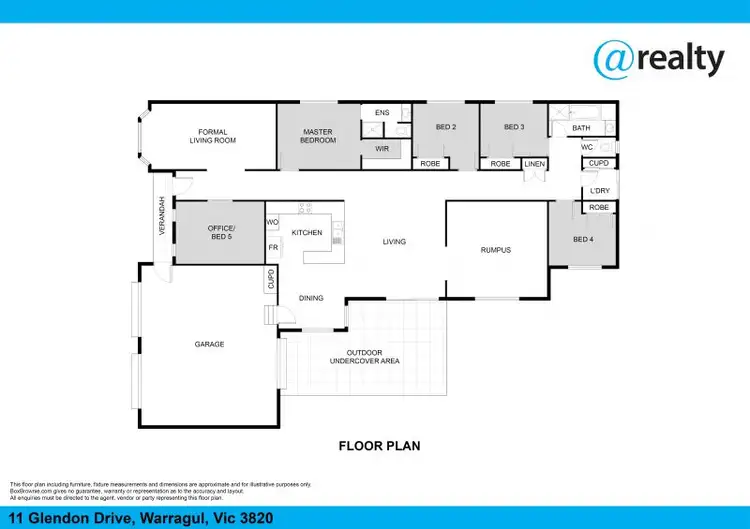 Floorplan of Homely house listing, 11 Glendon Drive, Warragul VIC 3820