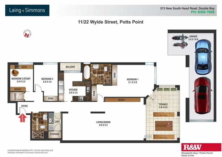 Floorplan of Homely apartment listing, 11/22 Wylde Street, Potts Point NSW 2011