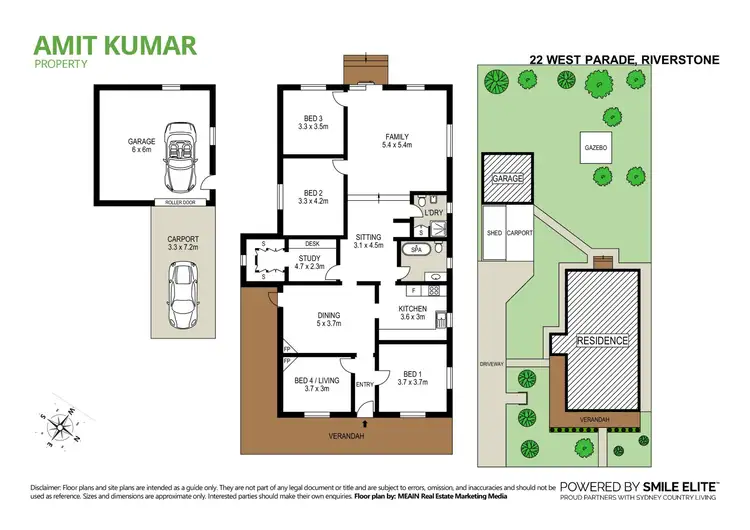 Floorplan of Homely house listing, 22 West Parade, Riverstone NSW 2765