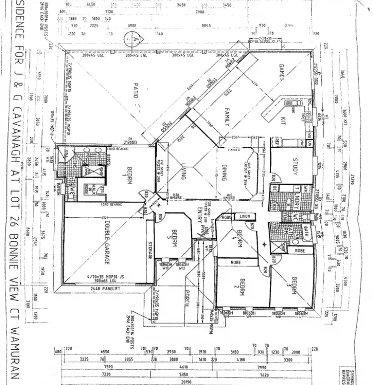 Floorplan of Homely house listing, 1 Bonnie View Court, Wamuran QLD 4512