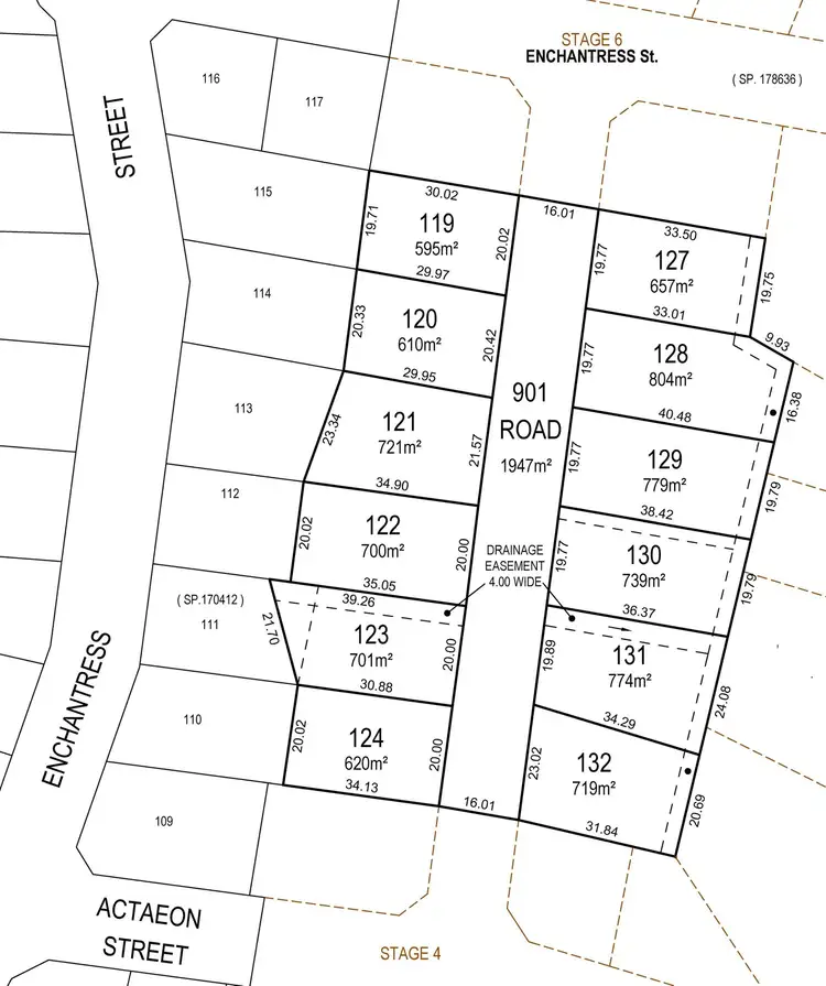 Floorplan of Homely land listing, Lot 123 Off Actaeon Street, Rokeby TAS 7019