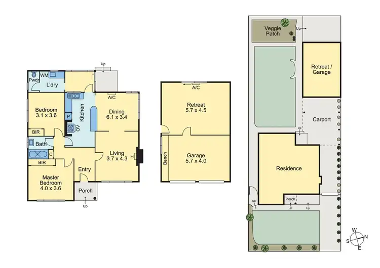 Floorplan of Homely house listing, 3 Kinsale Street, Reservoir VIC 3073