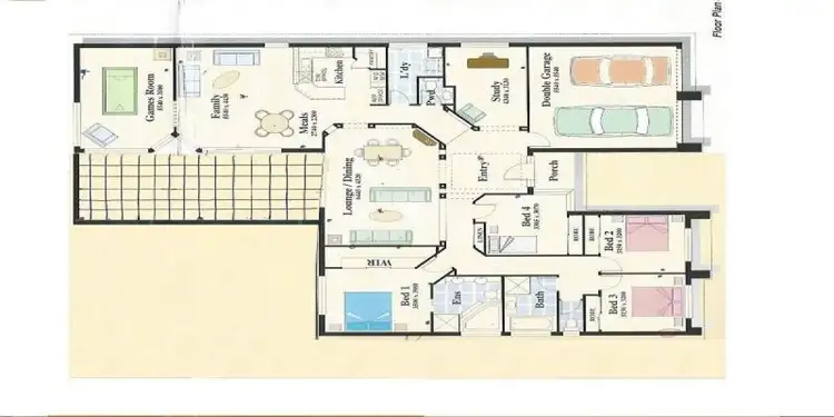 Floorplan of Homely house listing, 2 Belongil Street, Pacific Pines QLD 4211