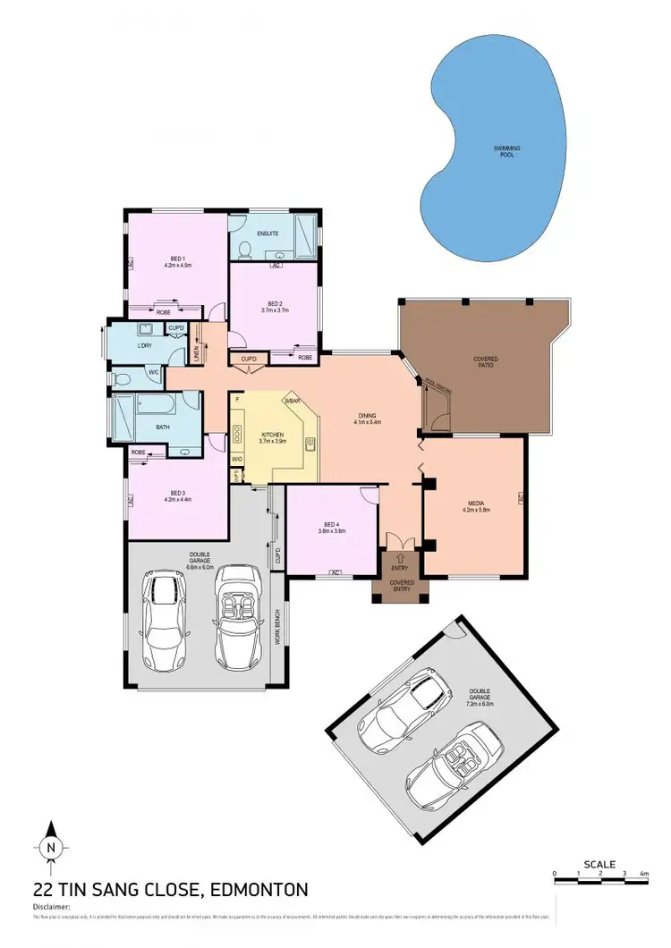 Floorplan of Homely house listing, 22 Tin Sang Close, Edmonton QLD 4869