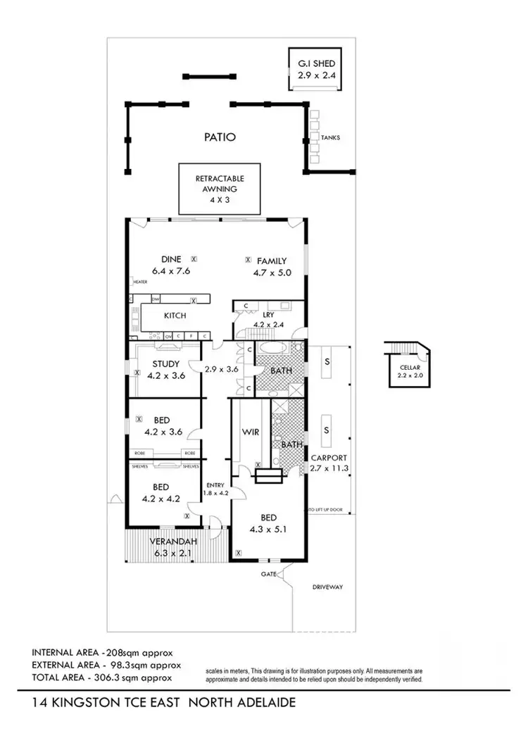 Floorplan of Homely house listing, 14 Kingston Terrace, North Adelaide SA 5006