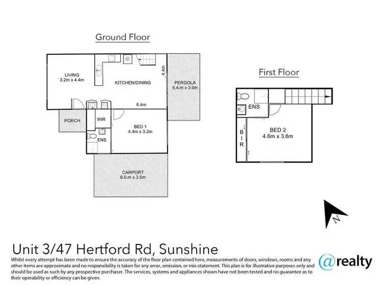 Floorplan of Homely unit listing, 3/47 Hertford Road, Sunshine VIC 3020