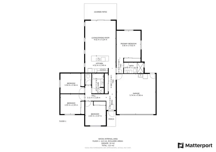 Floorplan of Homely house listing, 12 Forest Oak Court, Chuwar QLD 4306