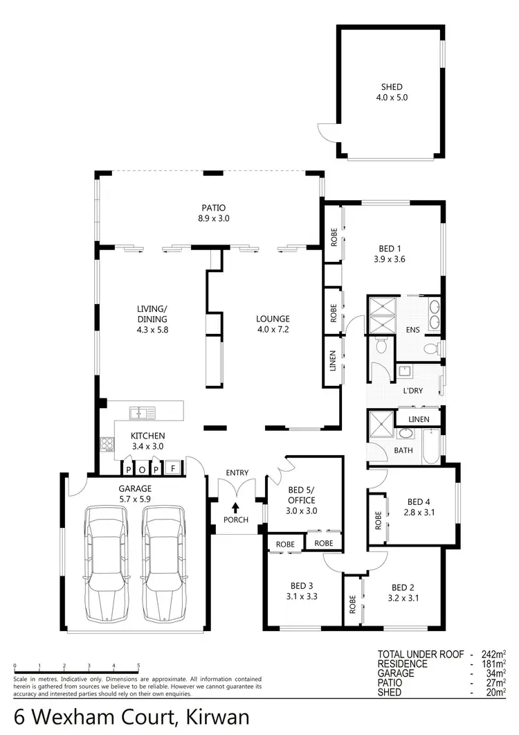 Floorplan of Homely house listing, 6 Wexham Court, Kirwan QLD 4817