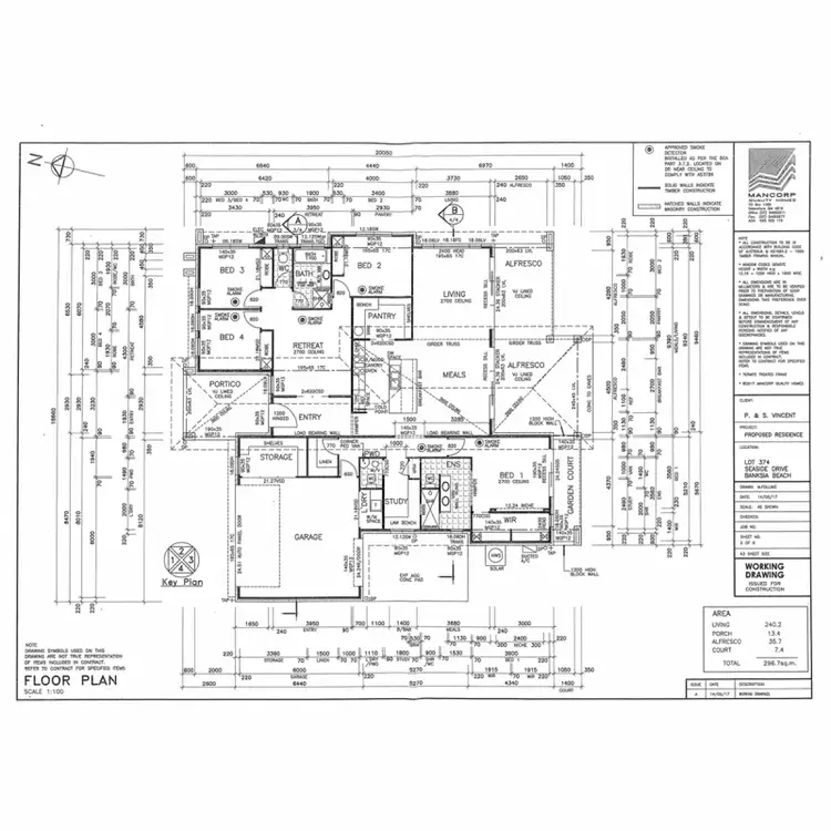 Floorplan of Homely house listing, 98 Seaside Drive, Banksia Beach QLD 4507