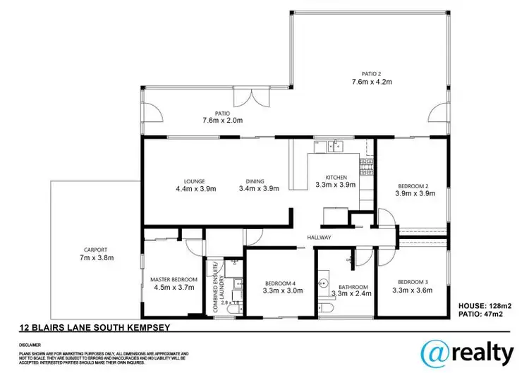 Floorplan of Homely rural property listing, 12 Blairs Lane, South Kempsey NSW 2440