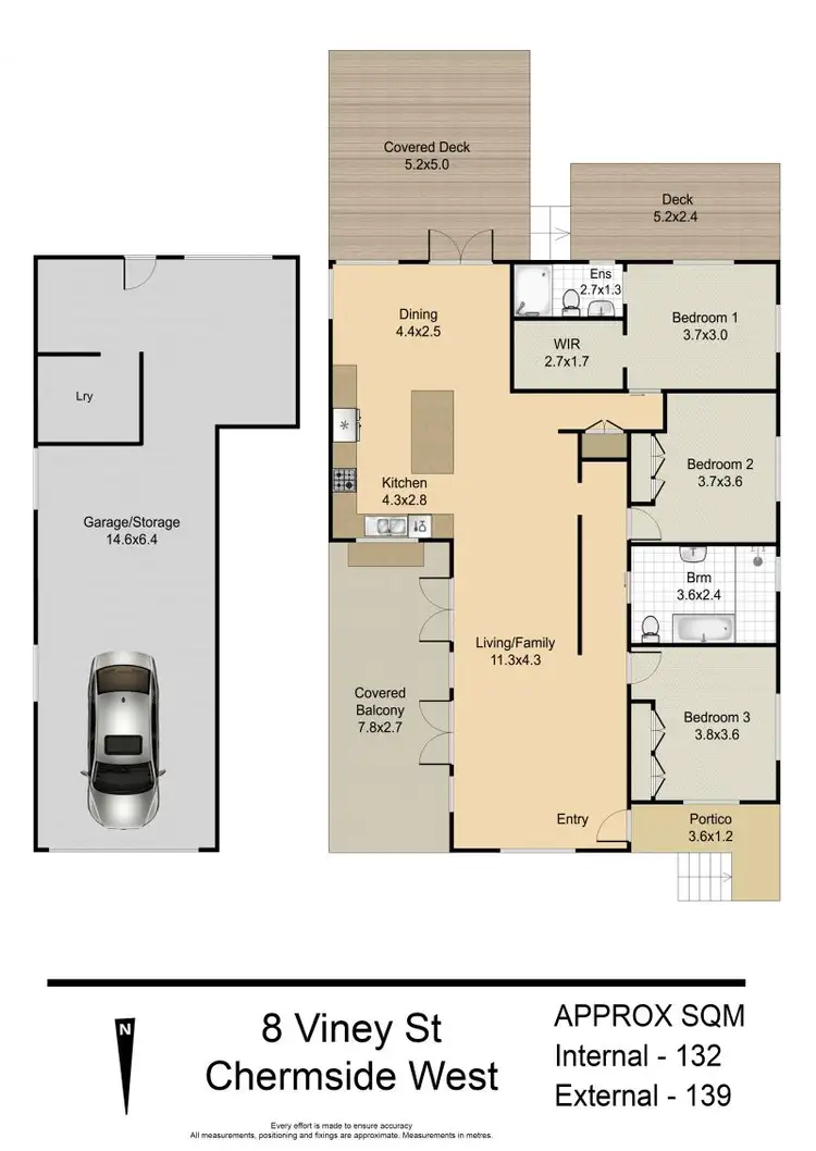Floorplan of Homely house listing, 8 Viney Street, Chermside West QLD 4032