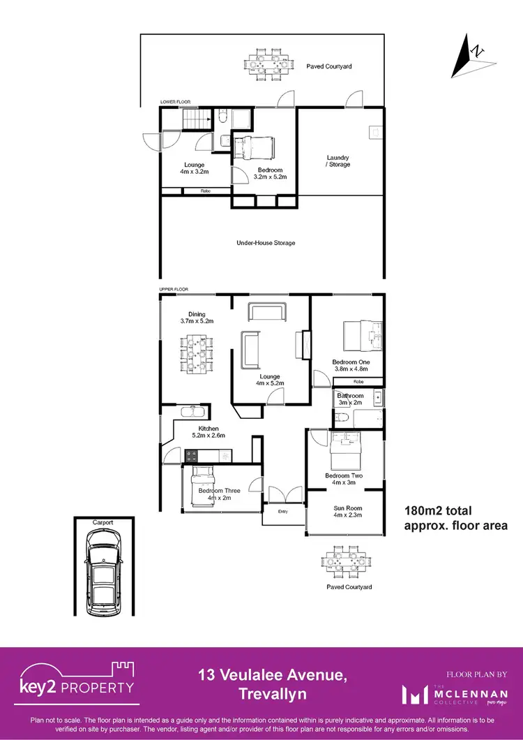 Floorplan of Homely house listing, 13 Veulalee Avenue, Trevallyn TAS 7250