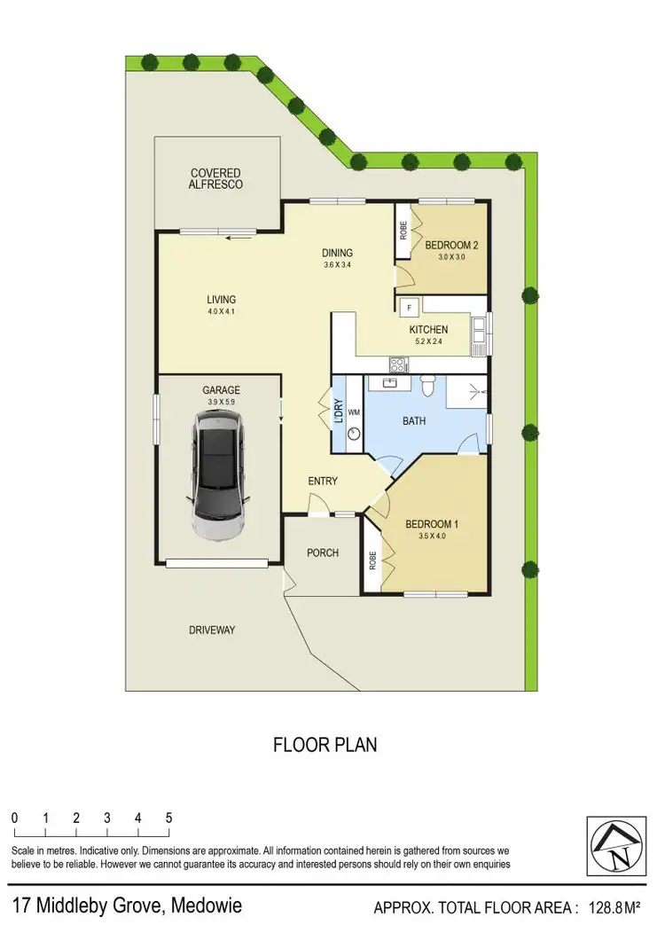 Floorplan of Homely house listing, 17 Middleby Grove, Medowie NSW 2318
