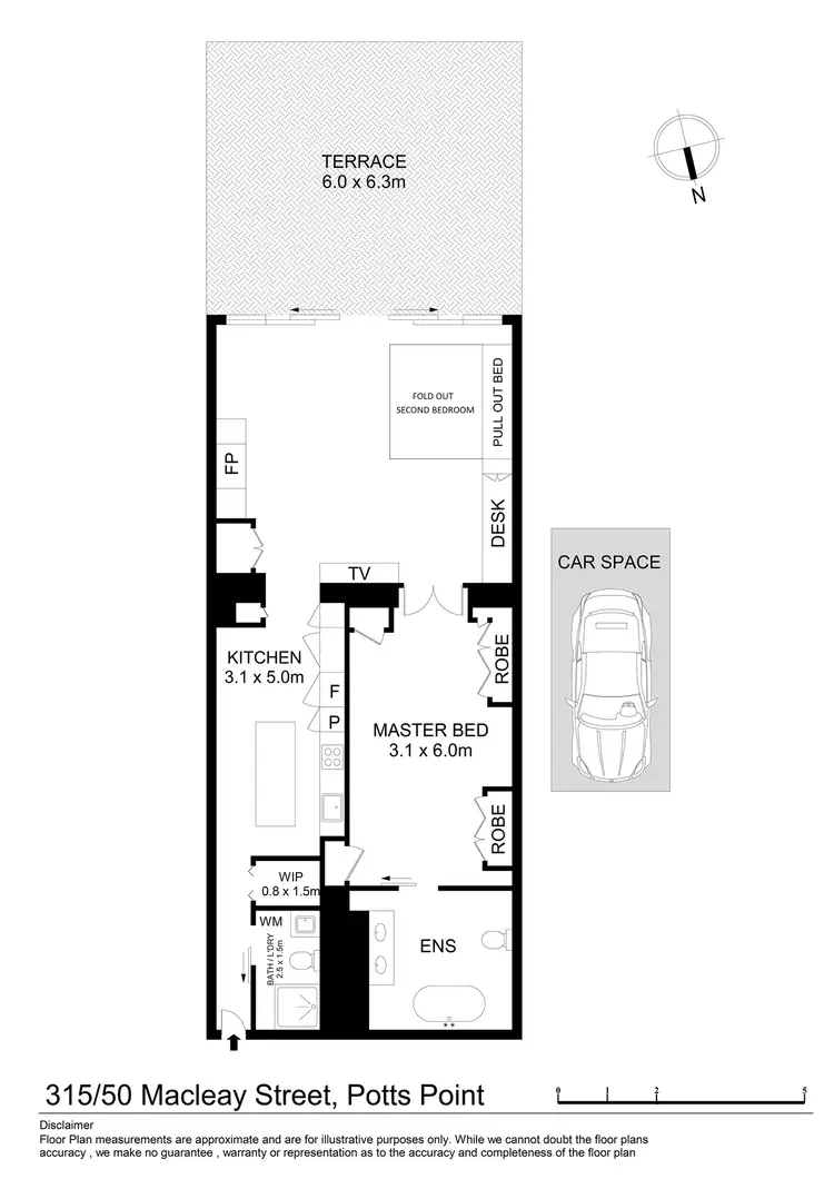 Floorplan of Homely apartment listing, 315/50 Macleay Street, Potts Point NSW 2011