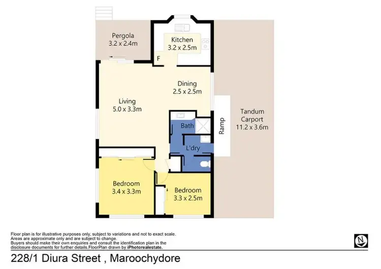 Floorplan of Homely house listing, 228/1 Diura Street, Maroochydore QLD 4558