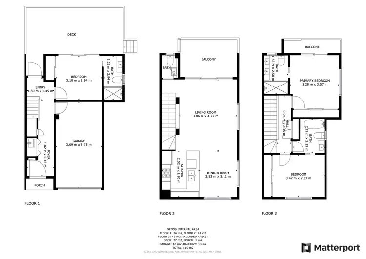 Floorplan of Homely townhouse listing, 6/36 Collins Street, Clayfield QLD 4011