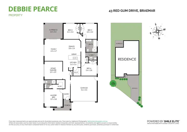 Floorplan of Homely house listing, 43 Redgum Drive, Braemar NSW 2575