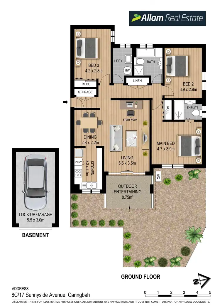 Floorplan of Homely apartment listing, 8C/17-31 Sunnyside Avenue, Caringbah NSW 2229